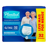 Fraldas Adultos Plenitud Protect Plus G/xg 32un