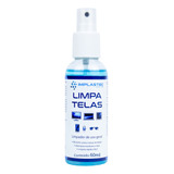 Limpa Telas Monitor Notebook Tv Tablet Celular Óculos 60ml