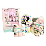 Set Bambino Minnie Mouse 17 Piezas Mantitas Frazada Pañal