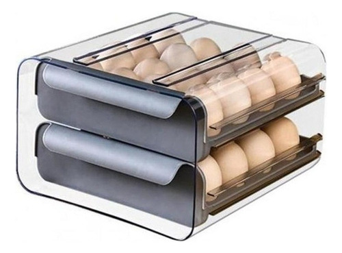 Caja De Almacenamiento De Huevos Práctica Hermética Para Mas