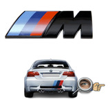 Insignia M.motorsport P/ Bmw Oem 5.5cm/2cm Negra Tuningchrom