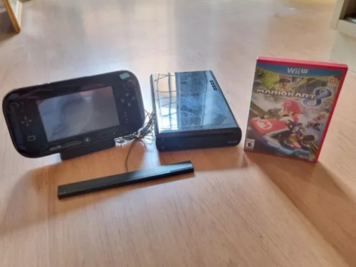 Nintendo Wii U 32gb Deluxe Bundle Cor Preto + 5 Jogos