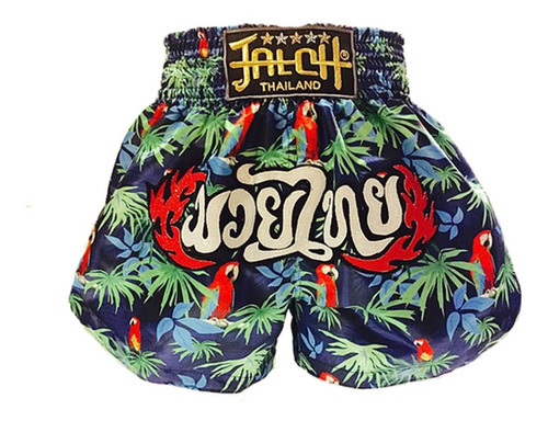 Jalch Short Muay Thai Muaythai Kickboxing Short Mma Parrot