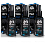 Kit 3x Tônico Crescimento Produto Para Crescer Barba Robusta