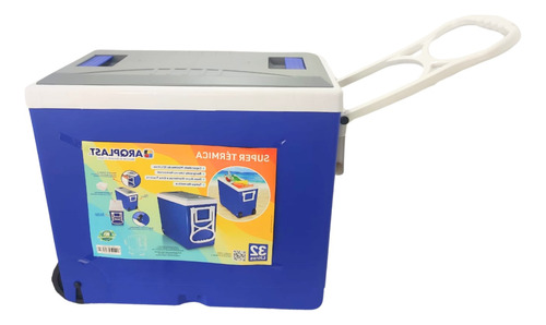 Caixa Super Termica 32 Litros Cooler Com Tampa Hermetica