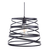 Lampara Colgante Aplique Moderna Metal Twist Deco E27 Led