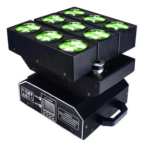 Efeito Led Transformers 9x10w Rgbw Kohbak Kbfx0055