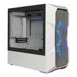 Gabinete Gamer Cooler Master Td300 Mesh Argb M-atx Templado Color Blanco