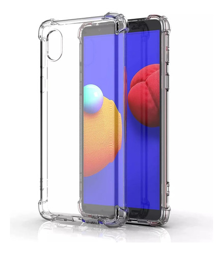 Funda Transparente Alto Impacto Para Samsung Galaxy A01 Core