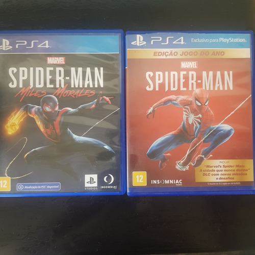 Jogo Ps4 Homem Aranha E Miles Morales 