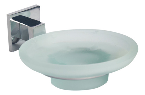 Jabonera Accesorio Baño Ottone Qubic Cromo 1070.1