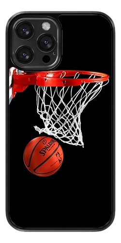 Funda Para Celular Canasta Basquetbol Cesta Nba Fondo Negro