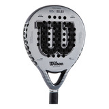 Paleta De Padel Wilson Ws Rough Profesional Series Rugosas Color Ws 22.25 Blanco Gris