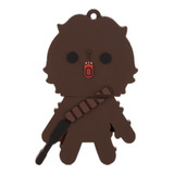 Pen Drive 8gb Star Wars Chewbacca Multilaser Pd041 Cor Marrom