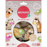 Animales De Madera X12 Juego Didactico Planz