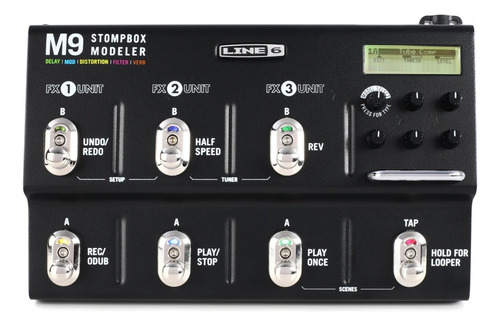 Pedalera Line 6 M9 Stompbox Modelador, Para Guitarra