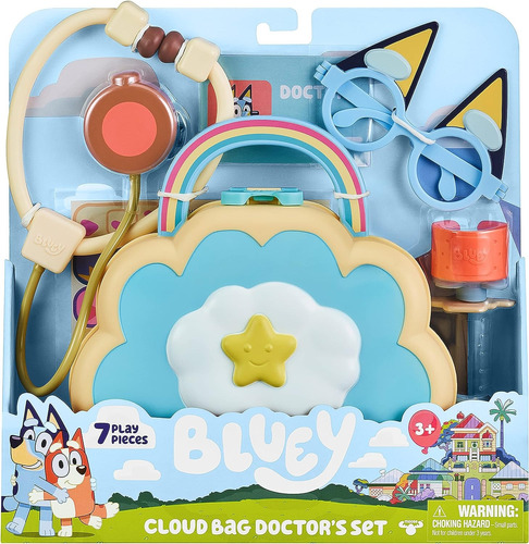 Juguete De Accesorios De Doctor Bluey Y Bingo Estetoscopio