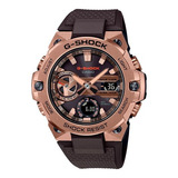 Reloj Casio G-shock G-steel Gst-b400mv-5adr Color De Correa Negro Color De Bisel Ip Rose Gold Color De Fondo Negro