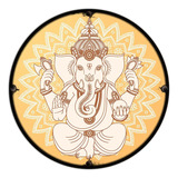 #419 - Cuadro Decorativo Vintage / Ganesha Yoga No Chapa