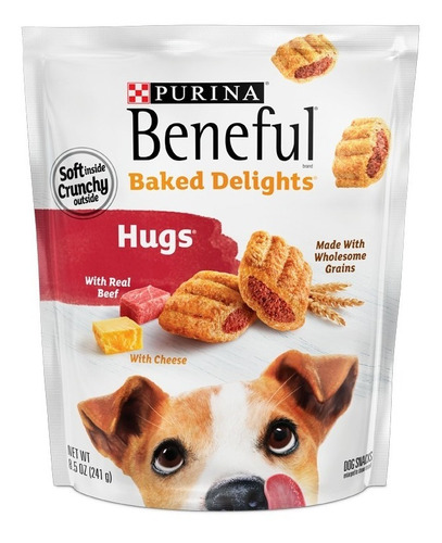 Premio Para Perros Purina Beneful Hugs Con Carne/queso 241gr