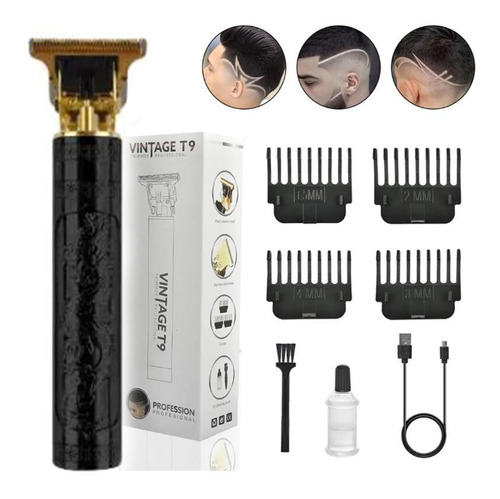 Kit Peluquería Trimmer Máquina Barba Cabello Viaje