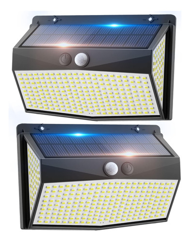 318 Luces Led Solares Con Sensor De Movimiento Para Exterior