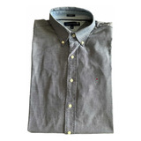 Camisa Tommy Hilfiger Hombre Manga Larga Talla M Cth228