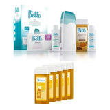 Kit Depilação Sist. Roll-on Bivolt Depil Bellla+5 Cera Refil