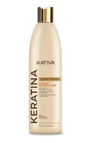 Acondicionador Nutrición Sin Sulfatos Keratina X355ml Kativa