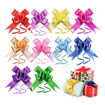 Moños De Regalo Grande Metálicos Listón Mágicos 100pzs | MercadoLibre