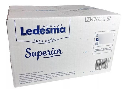 Azucar Ledesma  Pack 1000 Sobres 5g