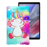 Capa Unicórnio P/ Tablet Galax Samsung A7 Lite T220/t225 8.7