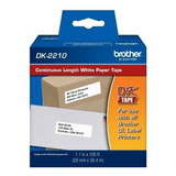 Cinta Brother Dk2210 29mm X 30mts Rollo Continuo 