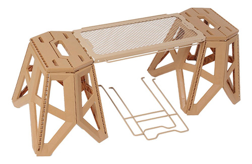 Juego De Mesa Y Taburete Plegable, Muebles De Acampada, Mesa