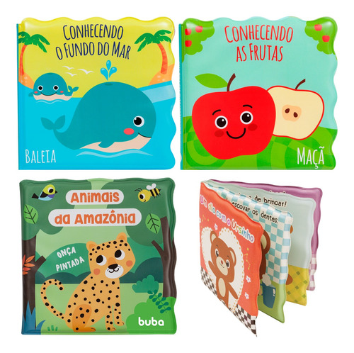 Livrinho Educativo Hora Do Banho Livro Buba - Vários Temas