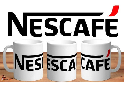 Taza De Ceramica Nescafe Classic White