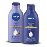  Pack - Nivea Piel Extra Seca 650 Ml + Nivea Karité 650 Ml