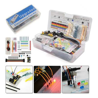 Protoboard De 830 Pts, Kit De Electrónica Divertida Con Componentes Y Caja , Conjunto De Iniciación Para Estudiantes, Makers Y Entusiastas De La Electrónica | MercadoLibre