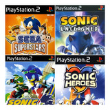 4 Jogos Do Sonic Ps2
