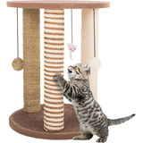 Petmaker - Torre De Rascar Para Gatos Con 3 Postes Rascadore