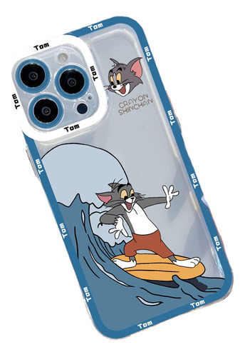 Capa De Telefone Engraçada De Toms And Jerrys Para iPhone 15