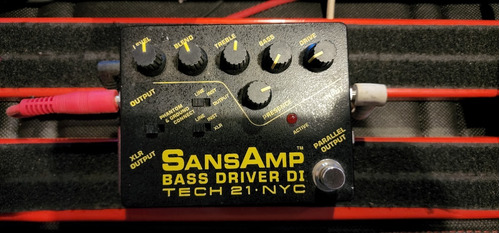 Pedal Sansamp Bass Driver Di Tech 21 Distorsion Preamp Bajo