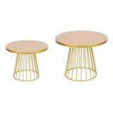 Sunormi Juo De 2 Soportes Modernos De Metal Dorado Para T