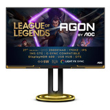 Monitor Gamer Aoc Agon Pro Lol Ag275qxl 27 Color Negro