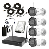 Kit De Cctv Wifi 4 Canales H.265 Imou + Hdd 1 Tb