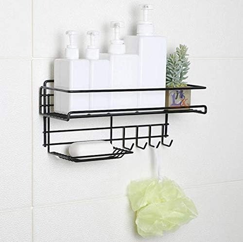 Estante De Metal Organizador Cocina Baño Con Adhesivo