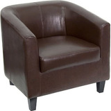 Flash Furniture Silla De Descanso Leathersoft Marrón