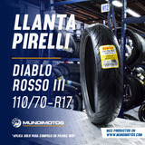 Llanta 110/70r 17 Diablo Rosso Iii Tl Fr Pirelli Delantera 5