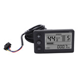 Display Lcd Para Bicicleta Elétrica S866 Meter 24v 36v 48v S