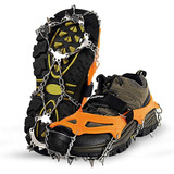 Crampones Con 18 Clavos Inox. Para Botas De Nieve Naranja/xl